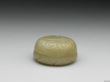 图片[2]-Round jade box with cloud pattern, Yuan dynasty, 1271-1368 C.E.-China Archive